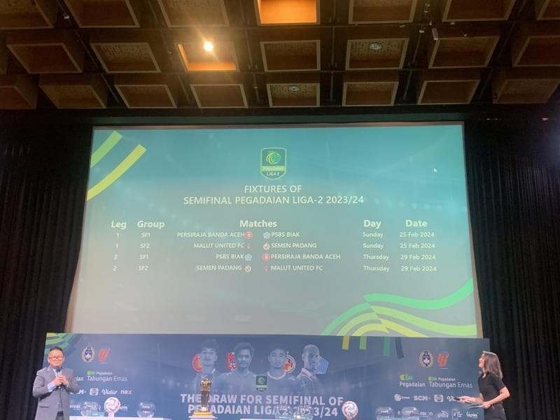 Jadwal Semifinal Liga 2 2023-2024: Persiraja Vs PSBS Biak, Malut United Tantang Semen Padang