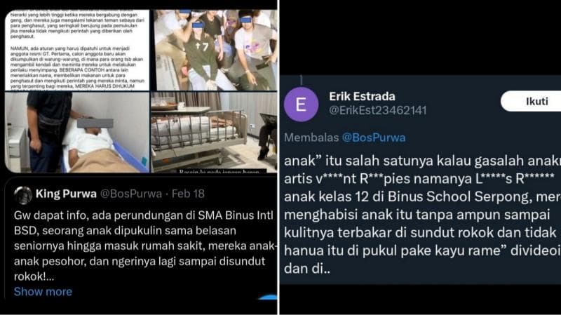 Viral Kasus Perundungan di SMA Binus Serpong, Anak Artis Ini Diduga Terlibat