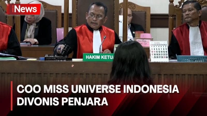 COO Miss Universe Indonesia Divonis 16 Bulan Penjara, Kuasa Hukum Korban Kecewa