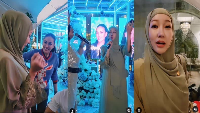 Tampil Beda, Lucinta Luna Pamer Pakai Hijab Bak Seorang Ustadzah