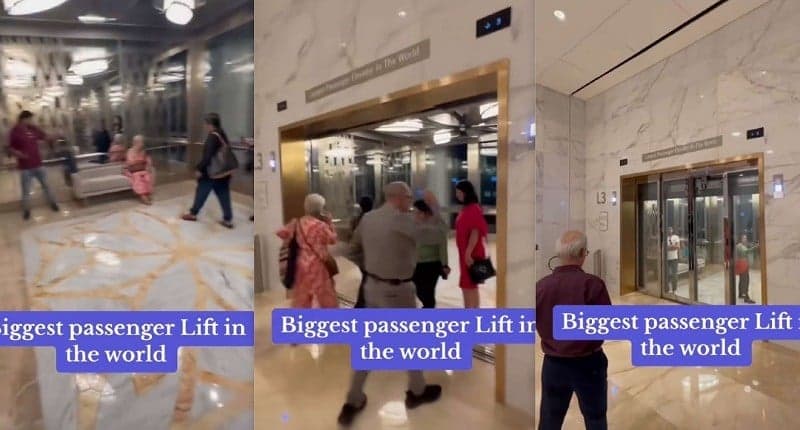 Viral Lift Terbesar di Dunia seperti Rumah, Ada Sofa dan Bisa Angkut 235 Orang