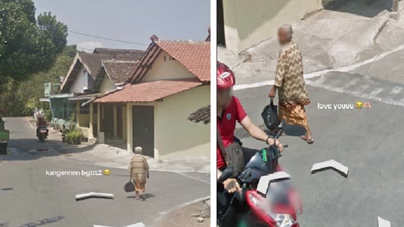 Ikut Tren Google Maps, Warganet Dibuat Haru Melihat Nenek yang Sudah Meninggal: Nangis Gak Berhenti