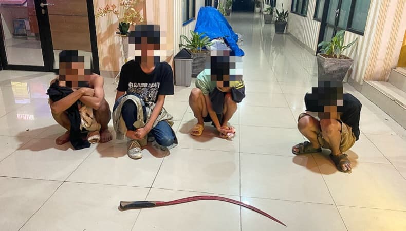 Polisi Amankan 4 Remaja Bawa Celurit di Bogor, Sempat Terlibat Kejar-Kejaran