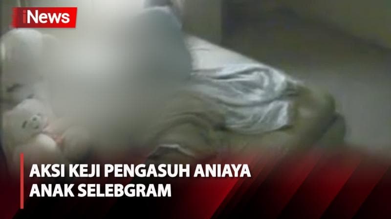 Terekam CCTV, Aksi Keji Pengasuh Aniaya Anak Selebgram di Malang