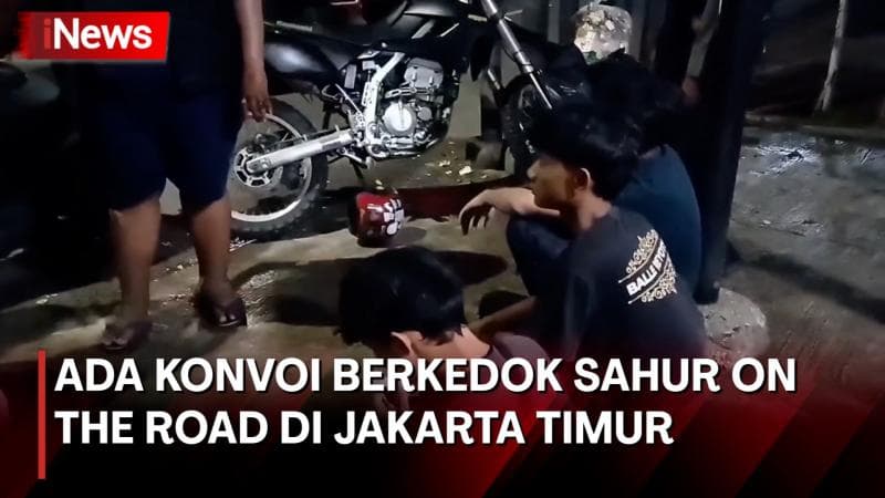 Polisi Amankan Sekelompok Remaja Konvoi Berkedok Sahur On The Road di Jakarta Timur 
