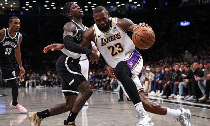Hasil Lengkap NBA Hari Ini: Lebron James Menggila, LA Lakers Hajar Nets