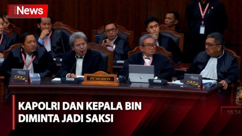 Tim Ganjar-Mahfud Usul Kapolri Jadi Saksi di Sidang MK, Tim Prabowo-Gibran Balas Minta Hadirkan Kepala BIN