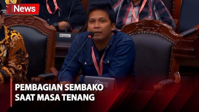 Saksi Pemohon Sebut Pensiunan TNI Bagi Sembako Bergambar Prabowo-Gibran di Banten saat Masa Tenang