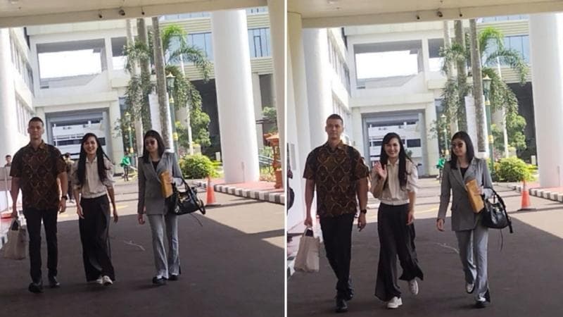 Begini Penampakan Sandra Dewi saat Dipanggil Jadi Saksi di Kejagung, Tersenyum hingga Minta Doa