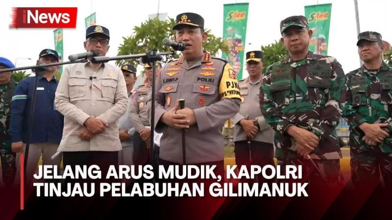 Cek Kesiapan Arus Mudik, Kapolri dan Panglima TNI Tinjau Pelabuhan Gilimanuk