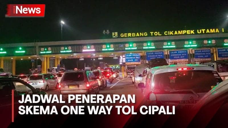 Volume Pemudik Terus Meningkat, Begini Skema One Way Tol Cipali KM 72 Hingga Semarang