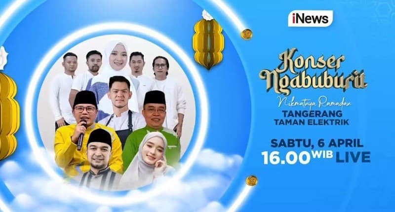 Konser Ngabuburit dan Tabligh Akbar Nikmatnya Ramadan Sapa Warga Tangerang, Live di iNews