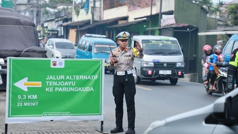 Tol Bocimi Ditutup, Ini Titik Macet Jalur Mudik di Sukabumi yang Harus Diwaspadai