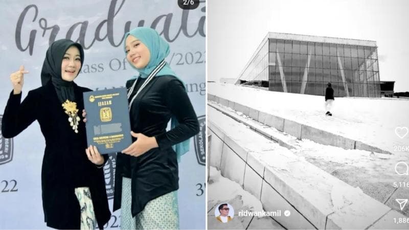 Ridwan Kamil Tulis Pesan Mendalam di Instagram, Isyaratkan Keputusan Zara Melepas Hijab