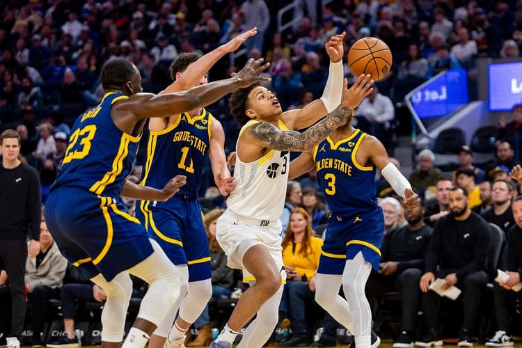 Hasil NBA: Tanpa Stephen Curry, Golden State Warriors Libas Utah Jazz 