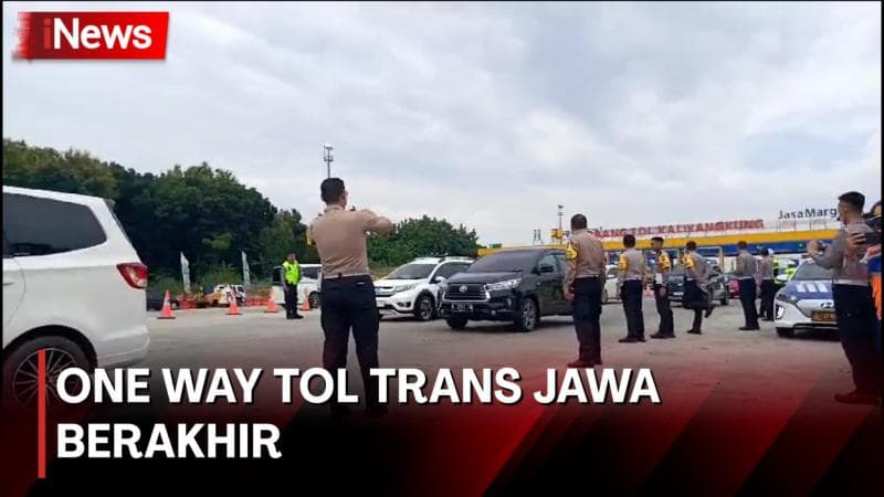  One Way Tol Trans Jawa Berakhir, Kendaraan Boleh Melintas GT Kalikangkung ke Arah Barat