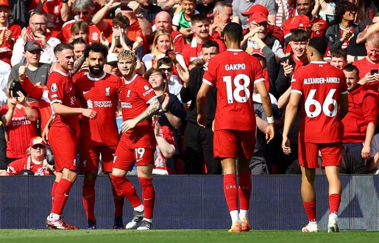 Hasil Liverpool Vs Tottenham: The Reds Pesta Gol, Mo Salah Samai Rekor Rooney