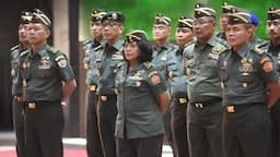 46 Pati TNI AD Naik Pangkat, Salah Satunya Mayjen Kowad Pertama Dian Andriani