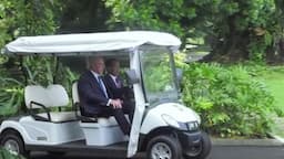 Jokowi Sopiri Gubernur Jenderal Australia Keliling Kebun Raya Bogor Naik Mobil Golf