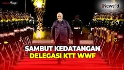 Gala Dinner KTT World Water Forum ke-10, Jokowi Sambut Kedatangan Delegasi