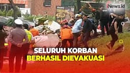Berhasil Dievakuasi, Seluruh Jenazah Korban Pesawat Latih Jatuh di BSD Dibawa ke RS Polri Kramat Jati