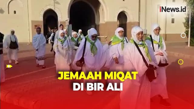 8 Kloter Jemaah Haji Indonesia Berangkat ke Makkah, Ambil Miqat di Bir Ali