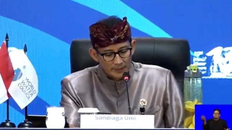Cerita Sandiaga Uno Mulai Terapkan Hidup Hemat dan Bijak saat Pakai Air di Rumah 
