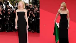 Gaun Cate Blanchett di Cannes Film Festival 2024 Jadi Sorotan, Representasikan Bendera Palestina 