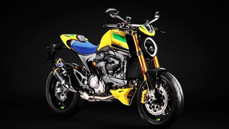 Ducati Luncurkan Motor Monster Edisi Pembalap Ayrton Senna, Hanya 341 Unit