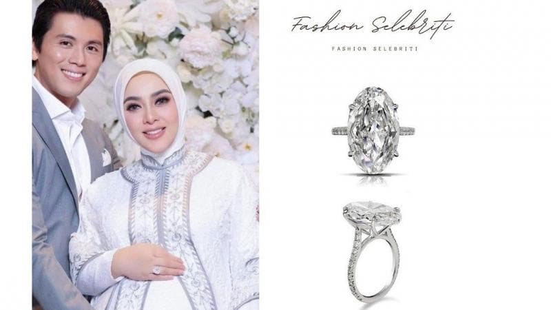 Heboh Syahrini Pakai Cincin Berlian Rp24 Miliar saat Pamer Foto Hamil 7 Bulan, Netizen: Nangis Liat Angkanya!