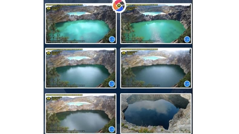 Air Danau Kawah Gunung Kelimutu NTT Berubah Warna, Ini Penjelasan Badan Geologi