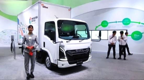 Pamerkan Truk Listrik, Isuzu Bakal Boyong Elf EV di GIIAS 2024
