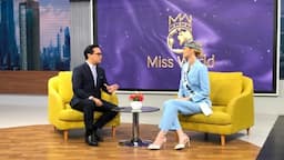 Momen Miss World 2023 Krystyna Pyszkova Kunjungi MNC Media, Diajak Keliling Studio iNews Center