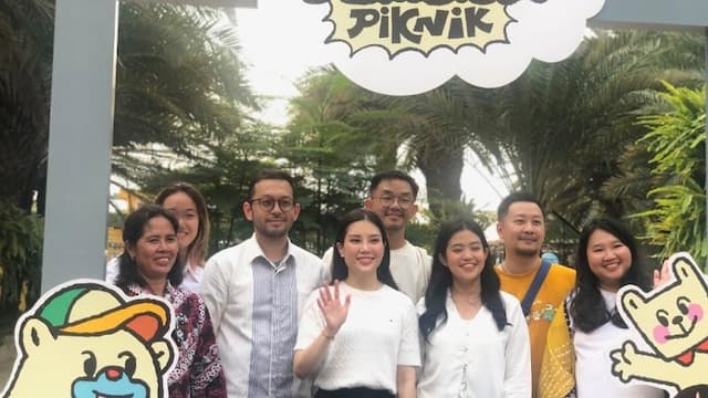 Angela Tanoesoedibjo Apresiasi Event Semasa Piknik di Taman Lapangan Banteng Jakarta