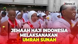 Jemaah Haji Indonesia Melaksanakan Umrah Sunah di Masjidil Haram
