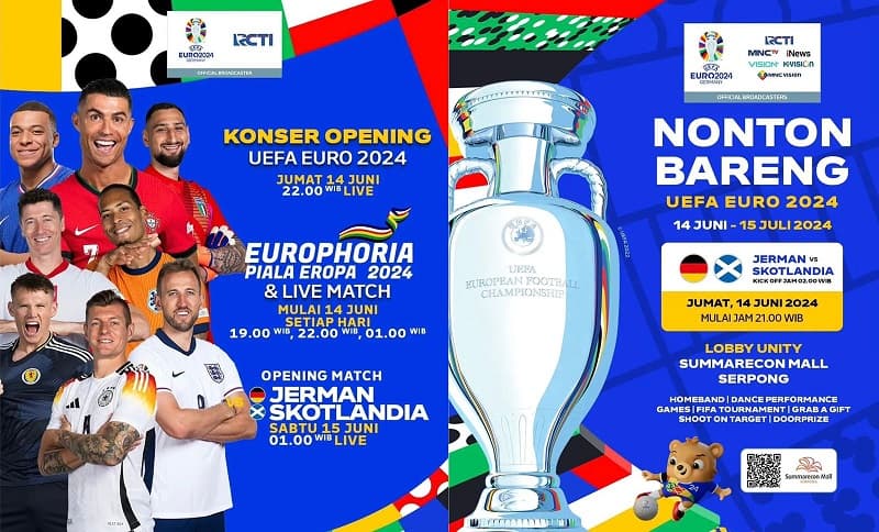 Rasakan EUROPHORIA! Konser Meriah Jelang Opening Ceremony EURO 2024, hanya di RCTI