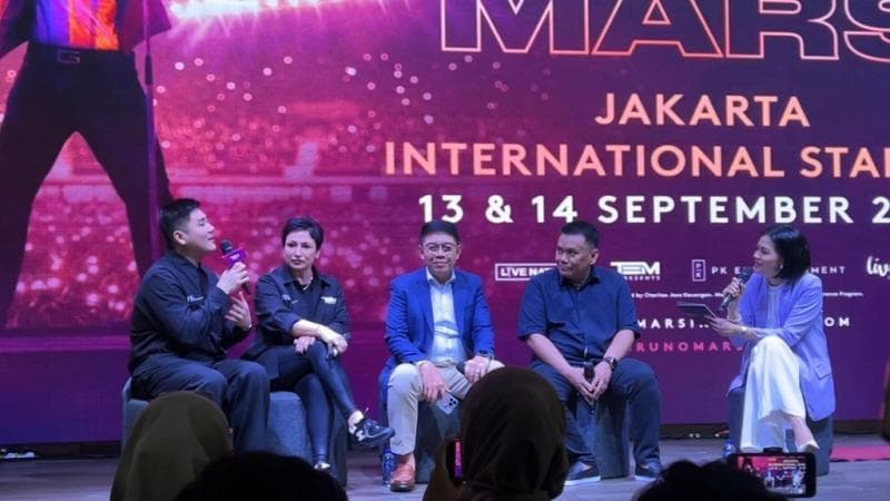 Antusiasme Besar, Konser Bruno Mars Ditargetkan Gaet 100 Ribu Penonton