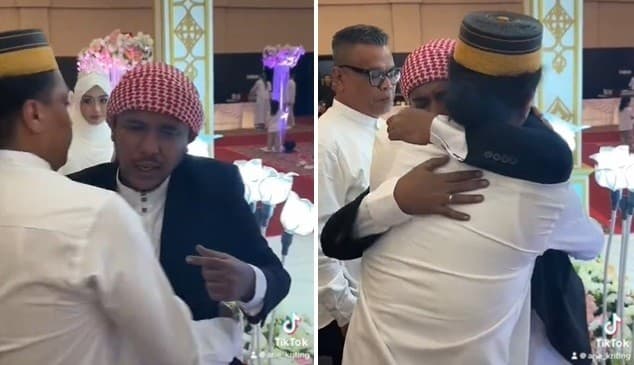 Resmi Menikah, Komika Mamat Alkatiri Nangis Dipelukan Arie Kriting