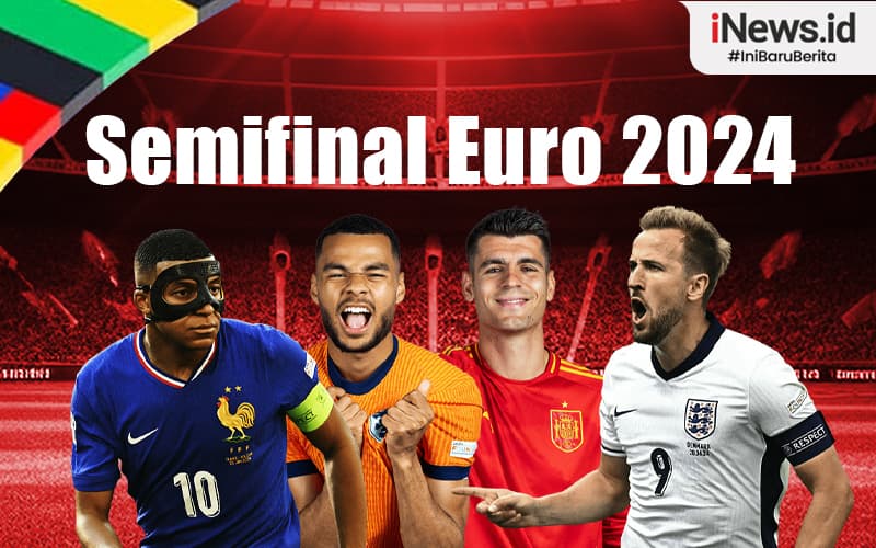 Jadwal Semifinal Euro 2024: Spanyol vs Prancis, Belanda Tantang Inggris Jadwal Semifinal Euro 2024: Spanyol vs Prancis, Belanda Tantang Inggris