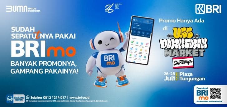 Banjir Promo, BRImo x USS Downtown Market Hadir di Surabaya!
