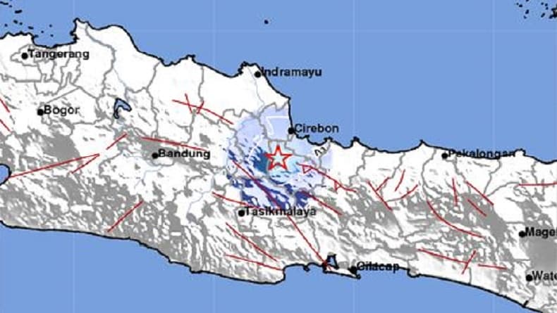 Gempa Hari Ini M3,9 Guncang Kuningan, Terasa di Ciamis hingga Banjar