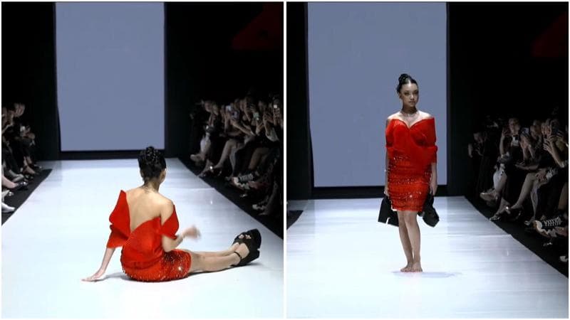 Reaksi Naura Ayu Jatuh saat Catwalk di JF3 Jadi Sorotan: Percaya Diri karena Mama Bilang Its Okay