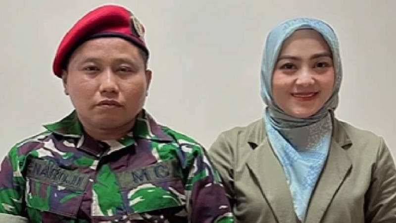 Momen Narji Pakai Baju Loreng dan Baret Merah ala TNI, Netizen: Persiapan Agustusan Ya