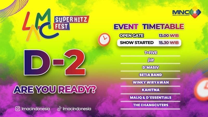 Siap Seru-seruan di LMAC Super Hitz Fest 2024, Intip Rute dan Jadwalnya Siap Seru-seruan di LMAC Super Hitz Fest 2024, Intip Rute dan Jadwalnya