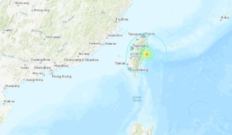Gempa Magnitudo 6,3 di Taiwan, Gedung-Gedung di Taipei Berguncang