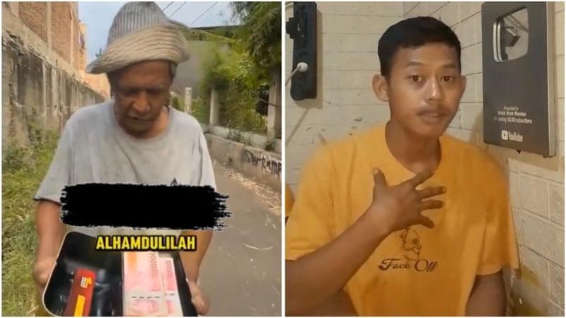 Viral Video Mengharukan Seorang Kakek Dikasih Rp5 Juta Cuma-Cuma, Fakta di Baliknya Ngenes Banget Viral Video Mengharukan Seorang Kakek Dikasih Rp5 Juta Cuma-Cuma, Fakta di Baliknya Ngenes Banget