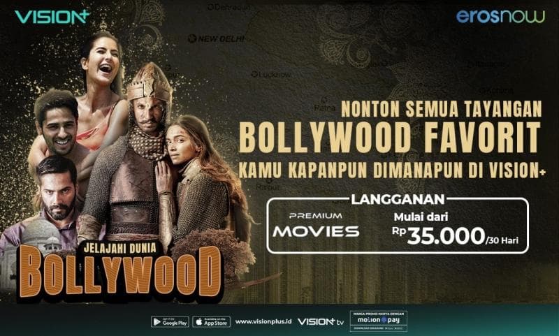 Pecinta Bollywood Merapat! Deretan Streaming Filmnya di Vision+ Pecinta Bollywood Merapat! Deretan Streaming Filmnya di Vision+