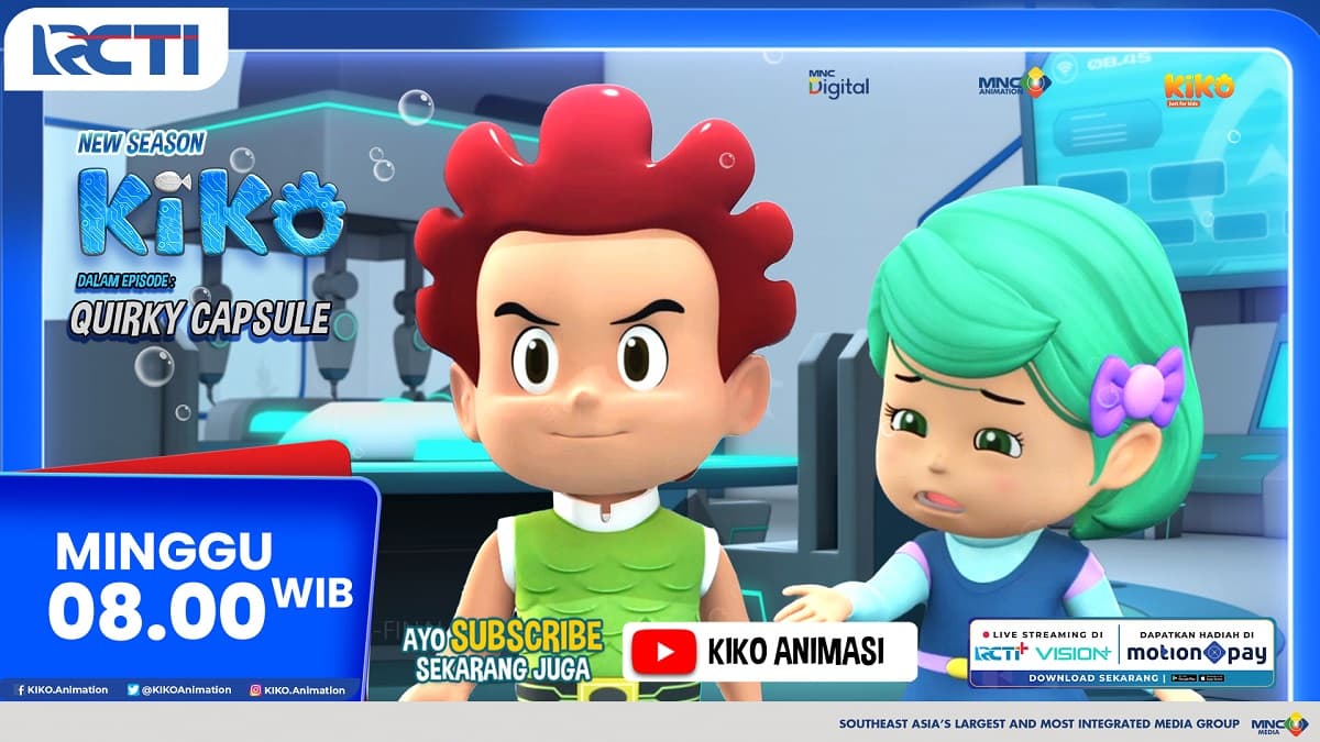 Animasi KIKO dalam Episode Quirky Capsule, Hanya di RCTI