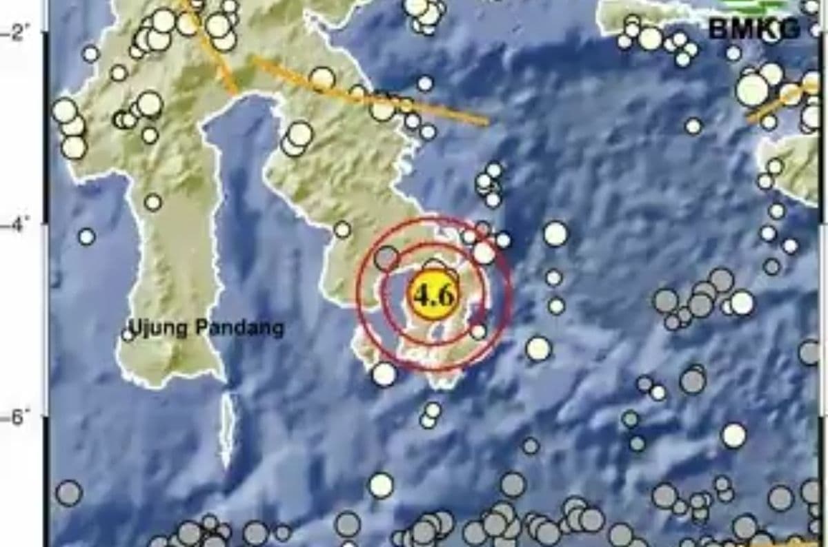 Gempa M4,6 Guncang Muna Sultra, Tak Berpotensi Tsunami