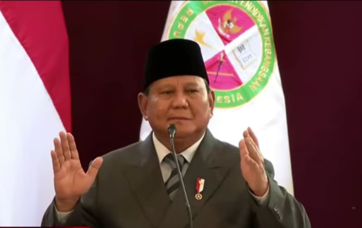 Cerita Presiden Prabowo Tentang Kegiatannya Sebelum Tidur